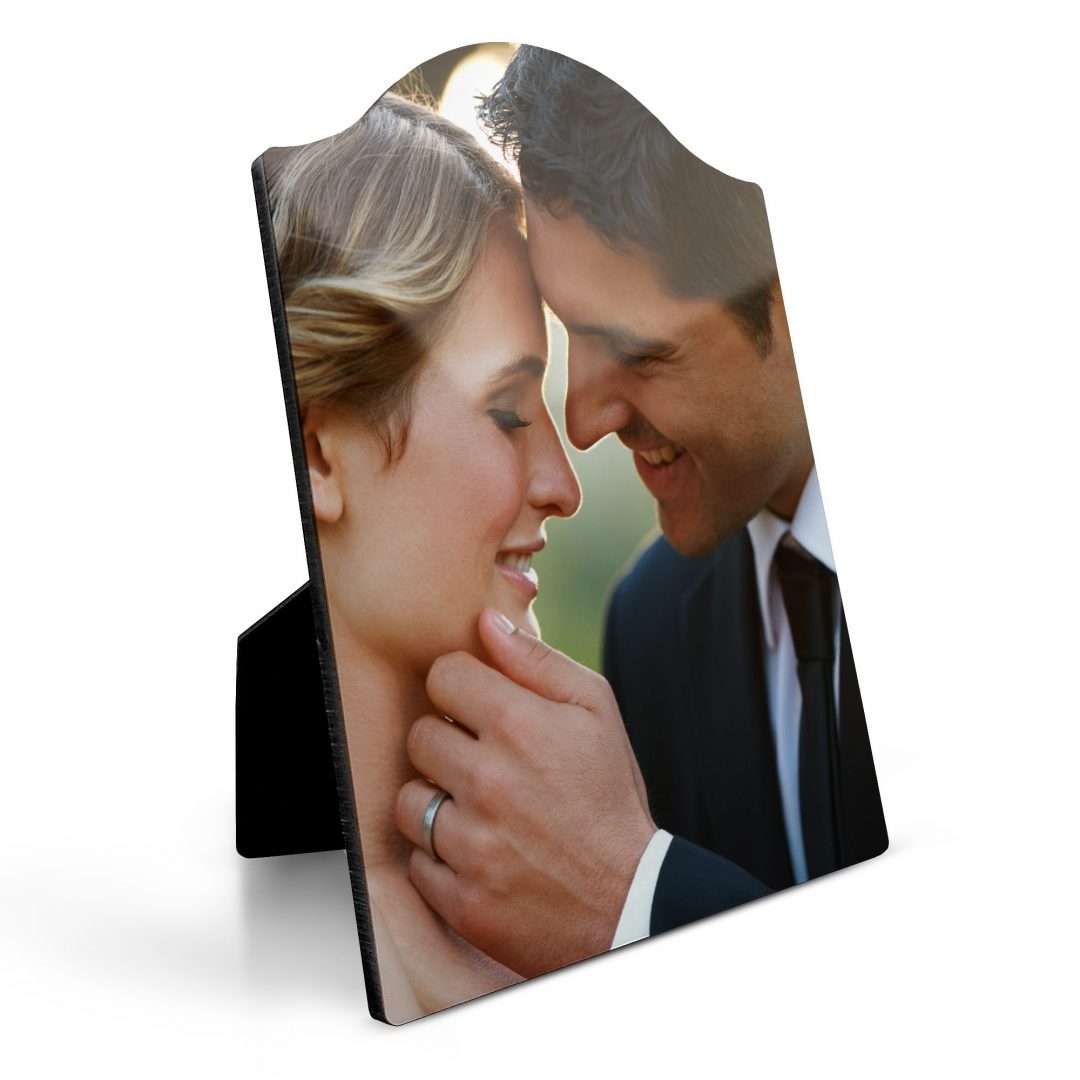 Portafotos de madera personalizado 13x18 con arco