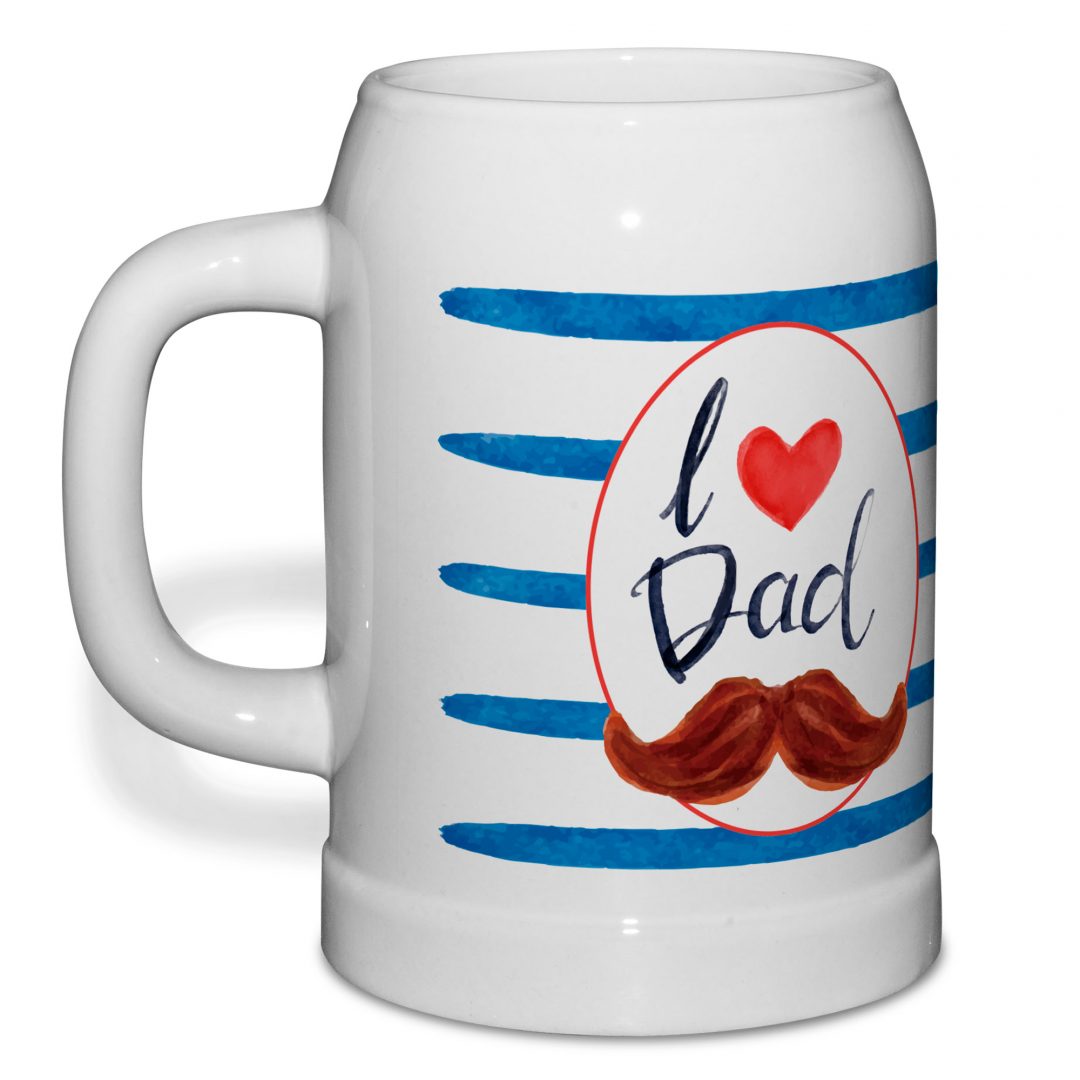 Jarra cerveza personalizada LOVE DAD - Imagen 2