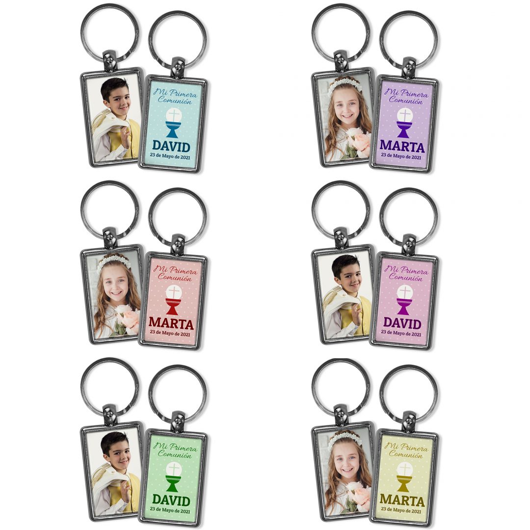 Llavero personalizado metálico COMUNIÓN TOPOS - Imagen 3