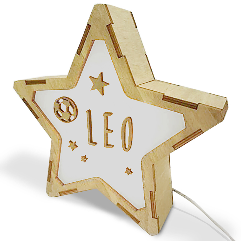 Lámpara estrella personalizada