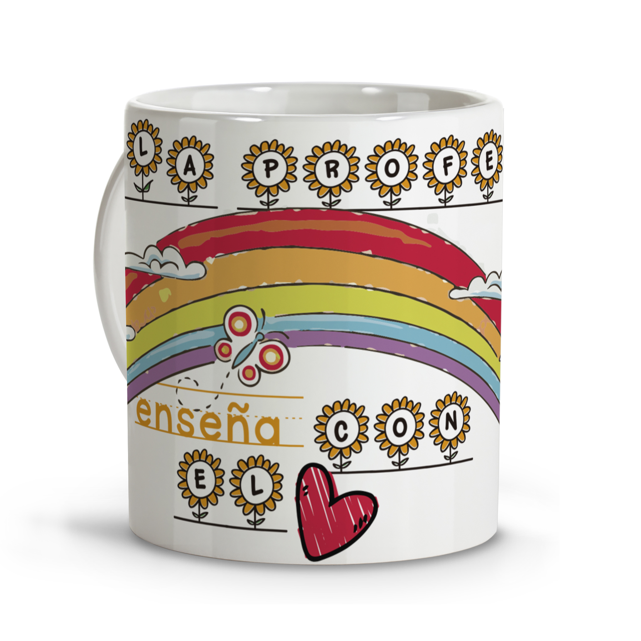 Taza Enseñar con el corazón