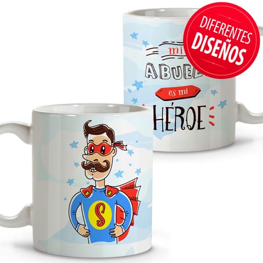 Tazas diferentes para abuelos