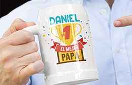 Jarra de cerveza para el día del padre