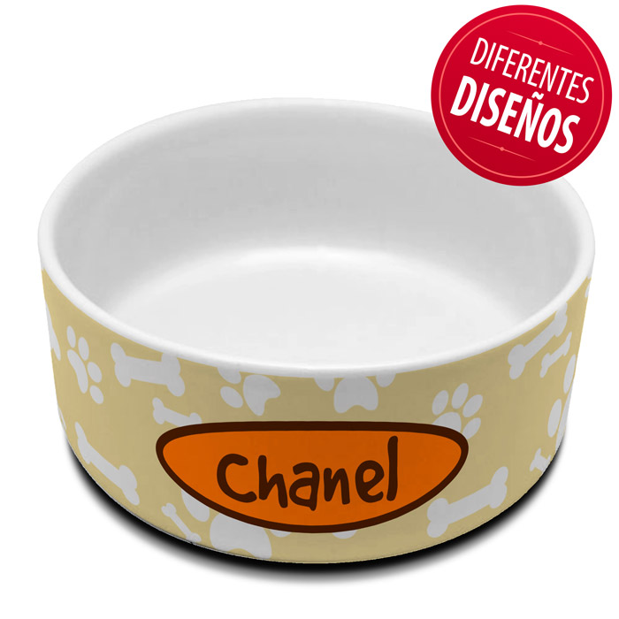 Comederos para perros y gatos personalizados con diseños