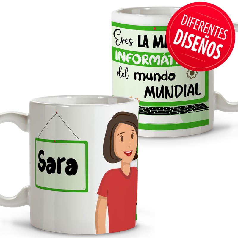 Taza personalizada informática