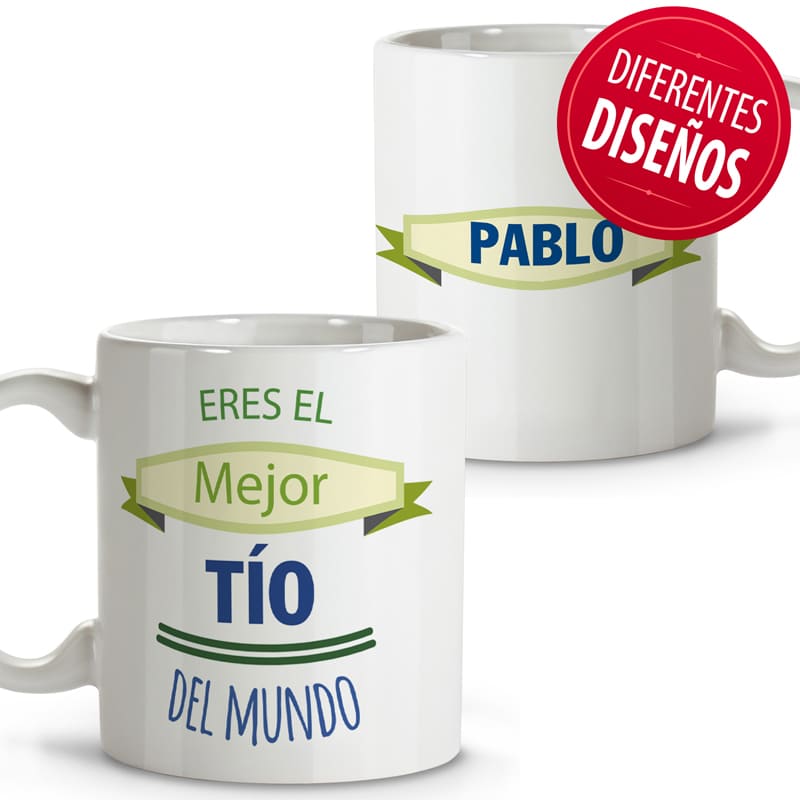 Tazas personalizadas diferentes para tíos