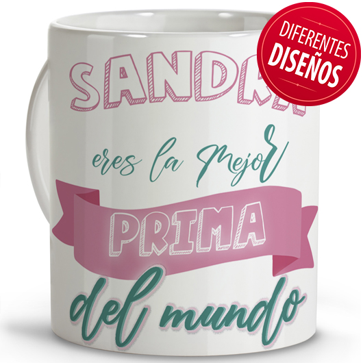 Tazas personalizadas para primas