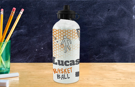 Botellas personalizadas para la vuelta al cole