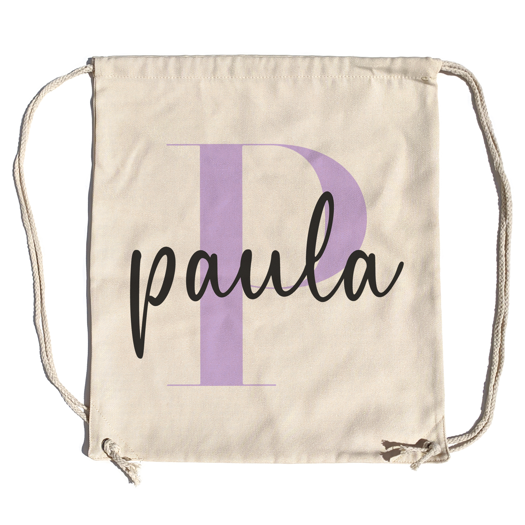 Mochila saco personalizada INICIALES - Imagen 2